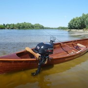 Традиционное каноэ. Лодка по Канадской технологии фото