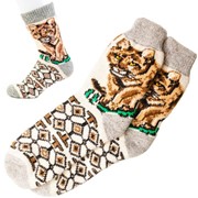 Тамбовские шерстяные носки “Львенок“ (размер 41-44) фотография