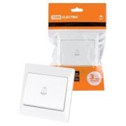 Кнопка для звонка белая “Ильмень“ TDM ELECTRIC SQ1823-0007 фото