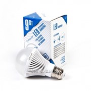 LED - лампочка - iPower - IPHB9W4000KE27 9W -4000K Белый свет E27 720LM фото