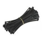 Стяжки для кабеля черные с защитой от ультрафиолета, 150x2.5, 150pcs