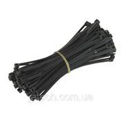 Стяжки для кабеля черные с защитой от ультрафиолета, 150x2.5, 100шт, NETS-BCT150