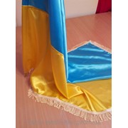 Прапор України з бахромою (100х150см) 3405 фото