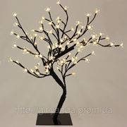 Светодиодное дерево «ЦВЕТУЩАЯ САКУРА» 60 см, тепло-белое фото