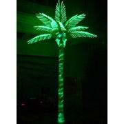 Световая (ламповая) Пальма 460 см, зеленая фотография