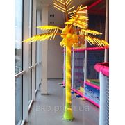 Световая (ламповая) Пальма 360 см, желтая фото