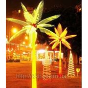 Светящаяся световая Пальма 460 см, желтая фото