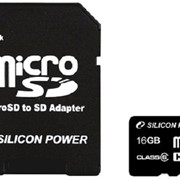 Карта памяти Silicon Power microSDHC 8G фотография