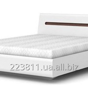Кровать LOZ/160 Azteca 160х200 BRW белый/белый глянец