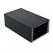 Коробка для ВО соединений (4 х 16 SC/FC) без лицевой панели, пустая, черная фото