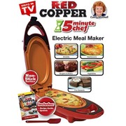 Универсальная электрическая омлетница Red Copper 5 Minute Chef фото