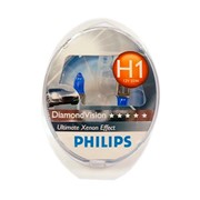 Лампа галогенная Philips H1 DiamondVision 12V 55W 12258DVS2