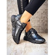 Стильные женские кожаные кроссовки (разные цвета) фото