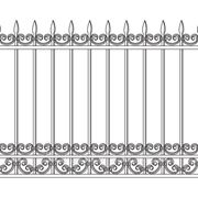 Забор кованный фото