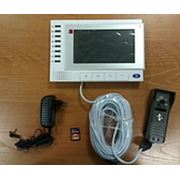 Видеодомофон цветной EGF 8070 (комплект с вызывной панелью) со встроенным регистратором фото