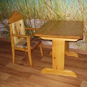Стульчик столик из дерева фото