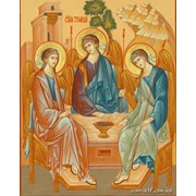 Аналойная икона Святая Троица фотография