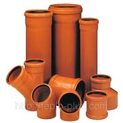 Фитинг для наружной канализации 110-160 Valplast (оранжевая)