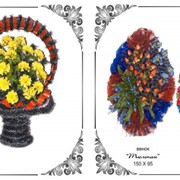 Венки и корзины ритуальные оптом и розницу фото