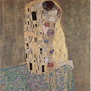 «Поцелуй», Густав Климт, репродукция