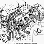 Блок цилиндров двигателя ЯМЗ-236ДК фото
