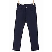 Модные утепленные брюки на флисе синего цвета 22