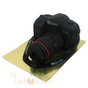 Праздничный торт в виде фотоаппарата №838 фотография