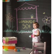 Декор детской комнаты при помощи наклеек для рисования мелом