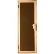 Стеклянная дверь для сауны Tesli “UNO“ 67,8x188 фотография