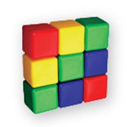 Набор ’Цветные кубики’ 9 элементов фото