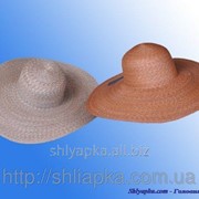 Шляпа соломенная с большими полями 32/45-1 фото