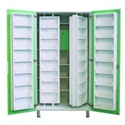 Шкаф для медикаментов (шкаф аптечный) зеленый фото