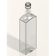 Бутылка из прозрачного стекла В-28-2-500-СВГ-001