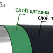 Антикоррозионное двухслойное наружное покрытие на основе экструдированного полиэтилена средней и низкой плотности фото