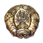 Герб Республика Беларусь,гипс,диаметр 500 мм. фотография