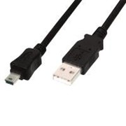 Дата кабель USB 2.0 AM to Mini 5P 1.8m DIGITUS (84128) фотография