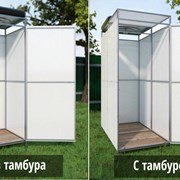 Душ для дачи с тамбуром и без. ВсеТеплицы арт.5 фотография