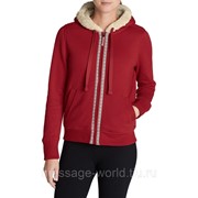 Толстовка Eddie Bauer Womens Cabin Fleece Hoodie SCARLET S Красный (5155SC-S) фото