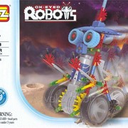 Детский конструктор LOZ серии OX-EYED ROBOTS / Био-Роботы с электромотором фотография