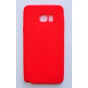 Чехол на Самсунг Galaxy Note 5 N920 Melody Силикон 0.5 мм Красный фотография