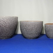 Комплект горшков из керамики
