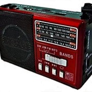 Радиоприемник 181281 Waxiba XB 324 URT (USB/SD/TF/AUX/DC4.5v/аккум/шнур/фонарь) б/блока пит.( 1 шт)