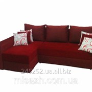 Угловой диван “Бали“ красный. витрина 70. фото