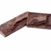 Плитка облицовочная из природного камня Лемезит (бордо) с заколом.