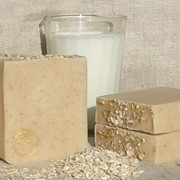 Мыло натуральное Молочно-овсяный пилинг фото