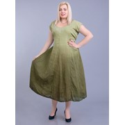 Платье оливковое большой размер 56-70 размеры