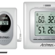 Электронный цифровой термометр гигрометр Atomic W239009 White
