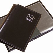 Обложка для паспорта из натуральной кожи «Люкс», формат 140х100 мм, внутри пластиковые карманы