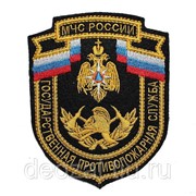 Нашивка МЧС России “ГПС“ (Государственная противопожарная служба) фотография