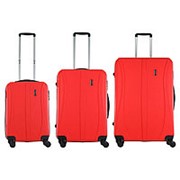 Комплект дорожных чемоданов на колесах Impreza Freedom Range (Красный) фото